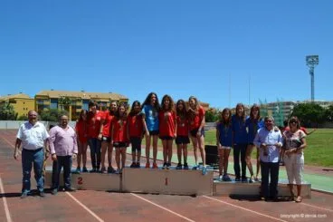Equipo de relevos femenino de Natación Dénia