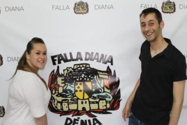 Ester Hidalgo y su presidente