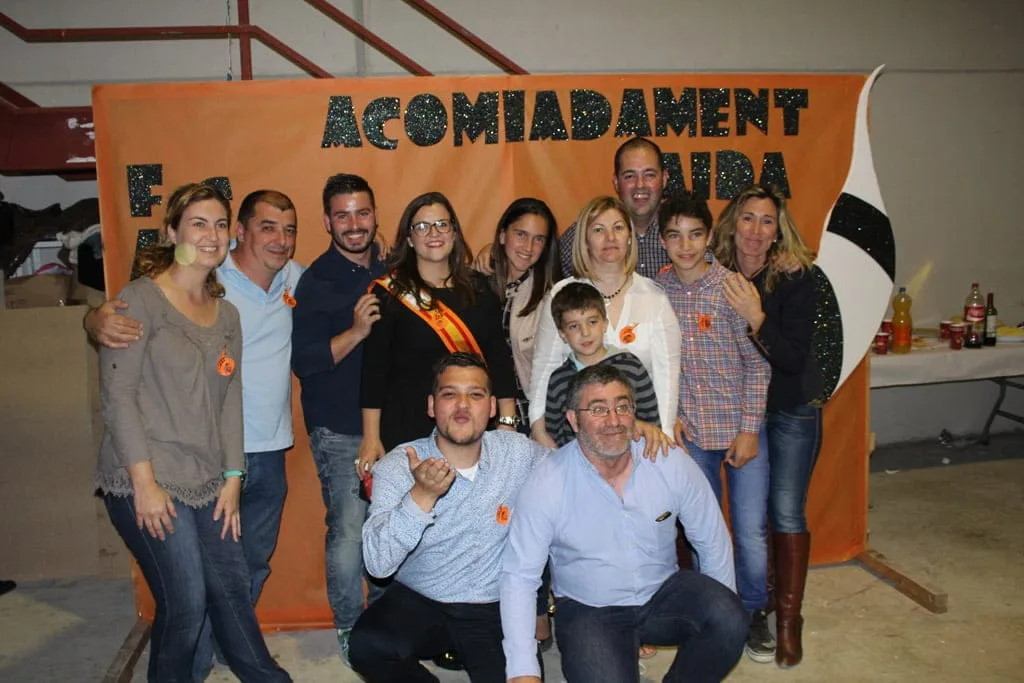 Familiares de los cargos de la Falla Centro