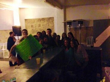 Fiesta sorpresa en la falla Saladar