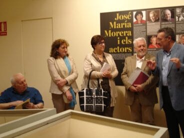 Inauguración de la xposición de José Mª Morera