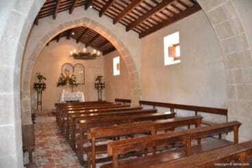 Interior de la ermita de San Juan