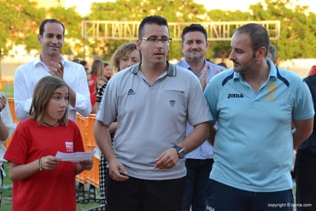 Los encargados de hacer el juramento olímpico