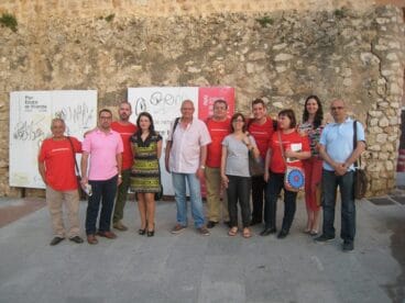Los socialistas en el barrio de Les Roques