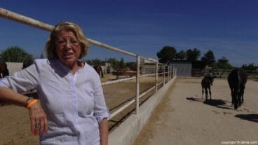 Mari Martínez en la Troyeta