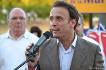 Mateo Castellá durante el discurso