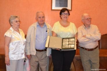 Pepa Sivera con los hijos de Antonio Lanáquera