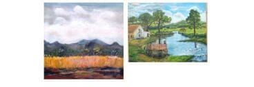 Pinturas de MªRosario Soler y Rosa Mª del Cabo