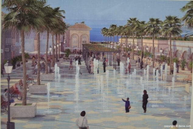 Proyecto del área comercial del puerto de Dénia