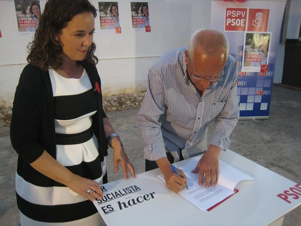 Vicent Grimalt y Maite Pérez Conejero