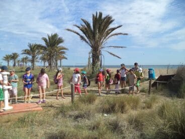 Visita a las dunas de la playa del Raset