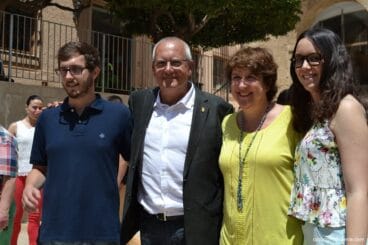 Vicent Grimalt y su familia