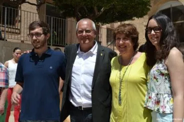 Vicent Grimalt y su familia