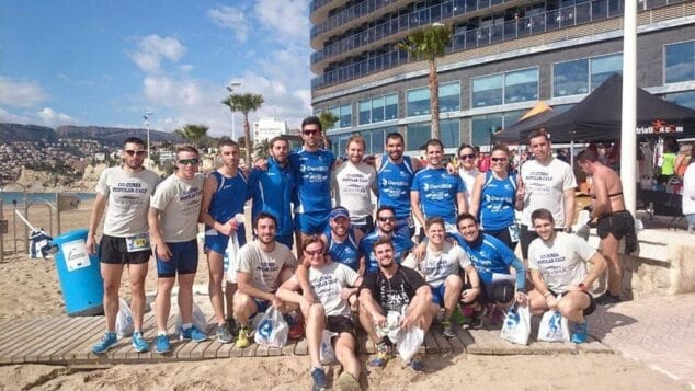 Atletas del Gin Running Tonic Club en Calpe