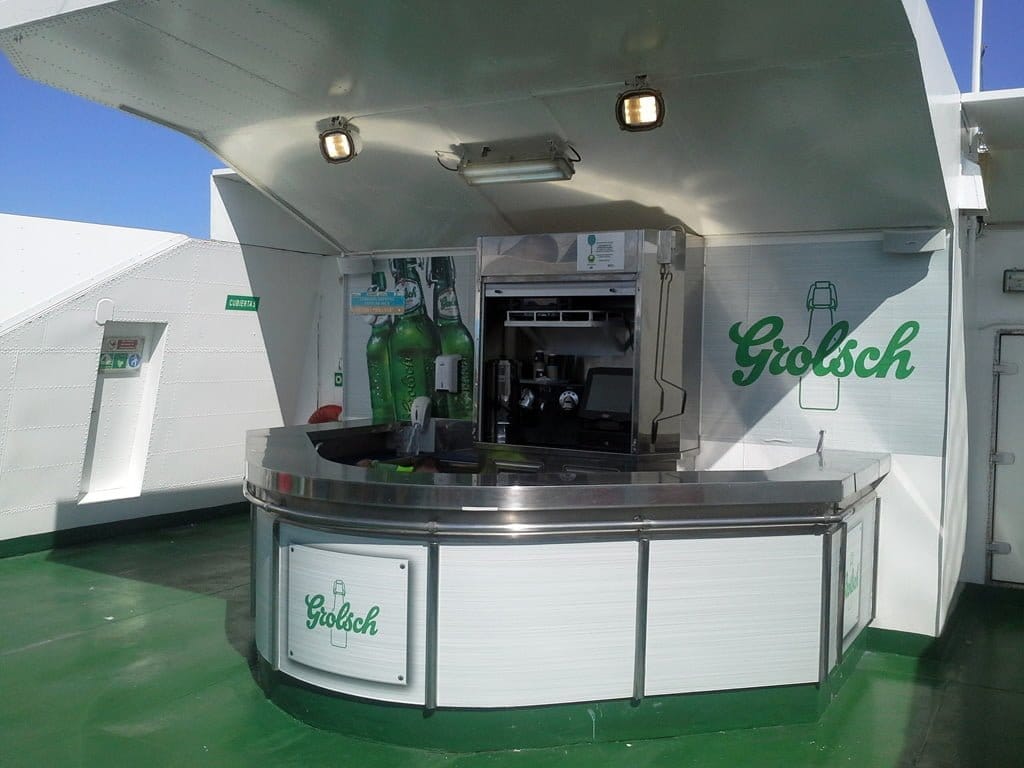 Barra exterior en el Pamón Llull