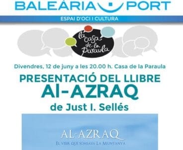 Cartel de la presentación del libro