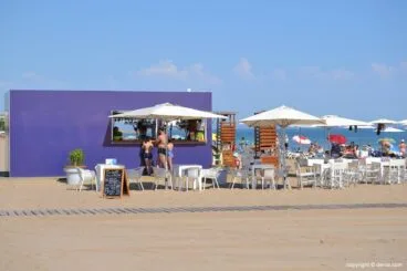 Chiringuito en la Punta del Raset