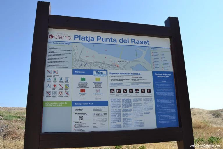Datos de la playa Punta del Raset