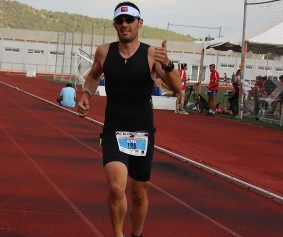 David Ribes en el Triatlón de Al-Mudayna