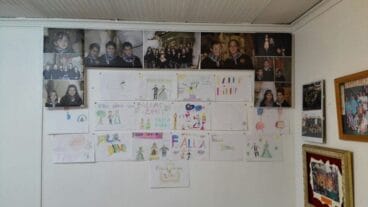 Dibujos realizados por los niños de la Falla Diana