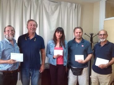 Entrega de la recaudación de la Mostra de Teatre