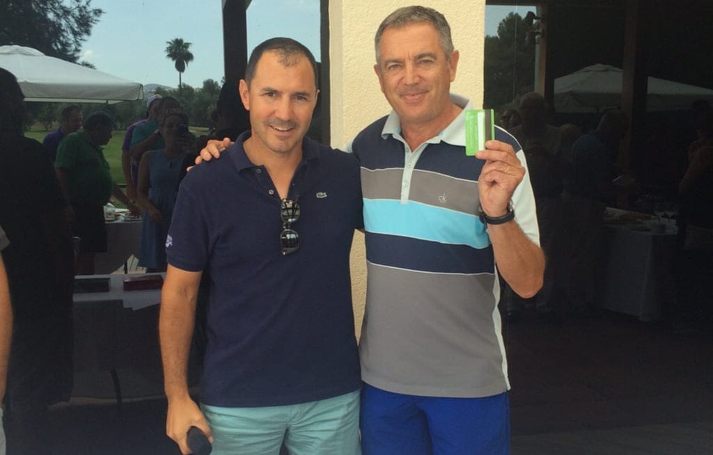 José Luis Giménez junto a Carlos García