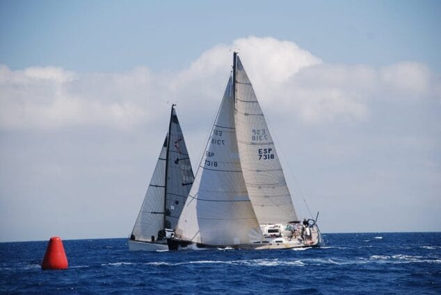Moment de la regata de la VI Trofeu Cap Sant Antoni