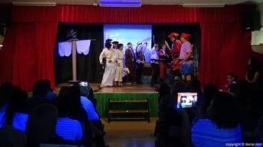 Obra de Peter Pan en el Raquel Payà