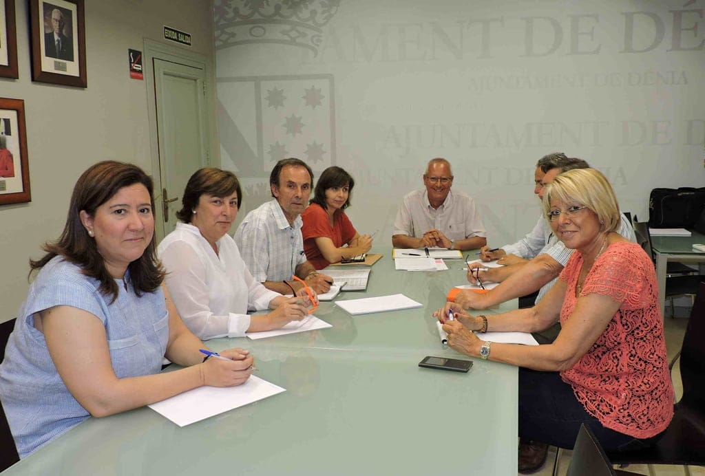 Primera junta de portavoces en el Ayuntamiento de Dénia