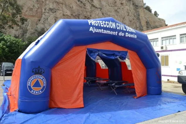 Protección Civil Dénia estrena un Puesto de Mando Avanzado Portátil 4 Puesto de Mando Avanzado Portátil Protección Civil Dénia