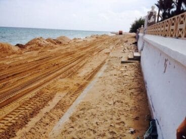 Regeneración Playa Blay Beach