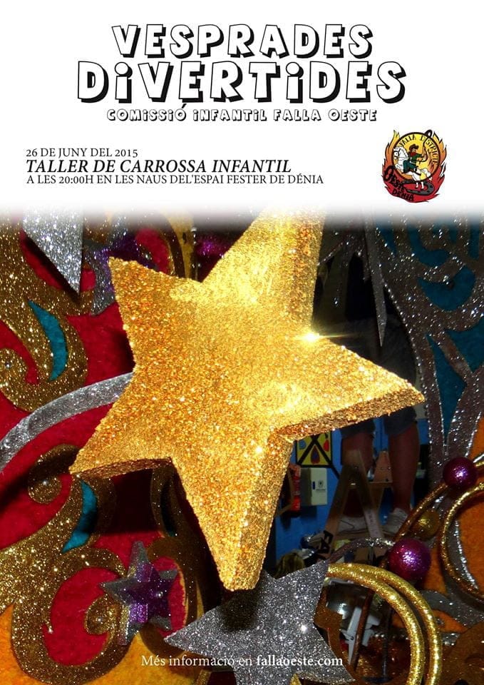 Taller infantil de carroza en Dénia