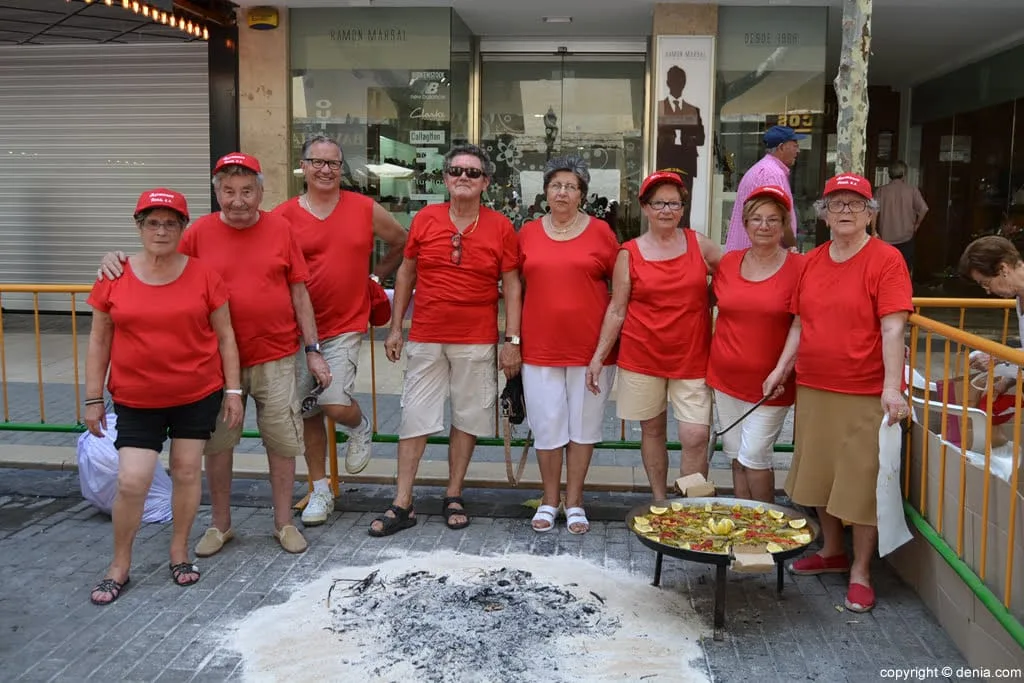 Día de los mayores en las fiestas de Dénia - concurso de paellas