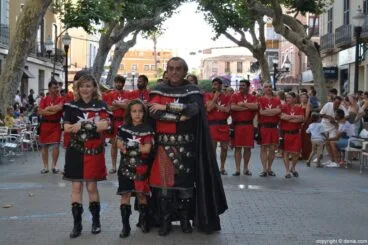 Fiestas de Dénia – Entraeta de moros y cristianos – Capitán cristiano