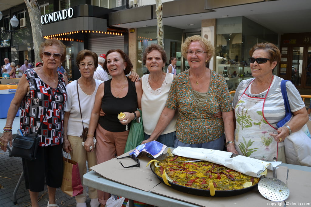 Día de los mayores en las fiestas de Dénia – concurso de paellas