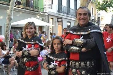 Fiestas de Dénia – Entraeta de moros y cristianos – Capitán cristiano