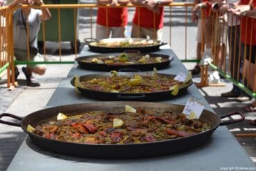 Día de los mayores en las fiestas de Dénia – paellas a concurso