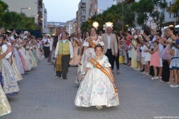 Día del Fallero – Llegada a la calle La Vía