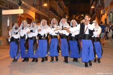 09 Retreta final Moros y Cristianos Dénia 2014 Filà Berebers Tuaregs