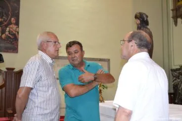 Vicent Grimalt habla con Paco Catalá
