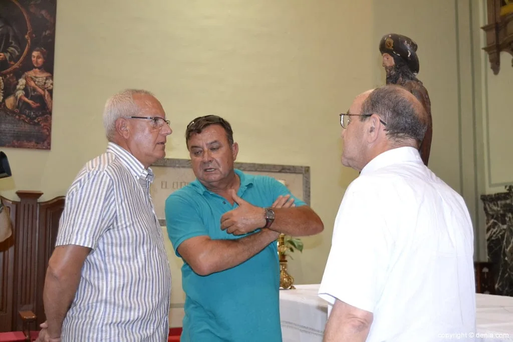 Vicent Grimalt habla con Paco Catalá