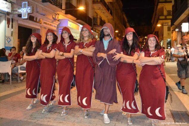 17 Retreta final Moros y Cristianos Dénia 2014 Filà Alkamar