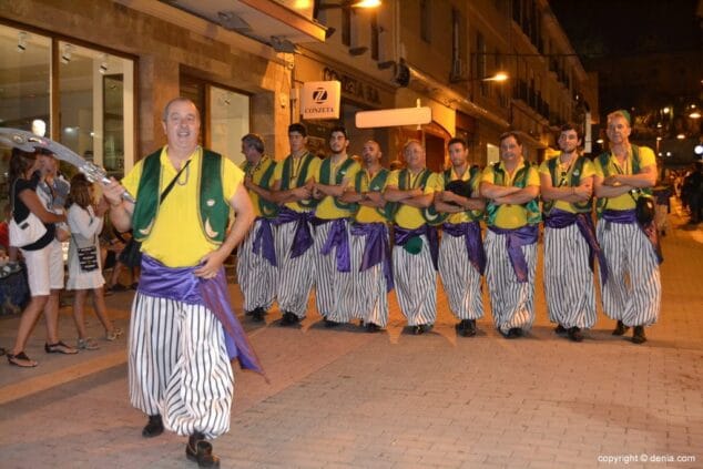 22 Retreta final Moros y Cristianos Dénia 2014 Filà Almorávides