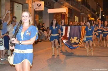 Retreta final Moros y Cristianos Dénia 2014 – Filà Almogàvers