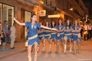 Retreta final Moros y Cristianos Dénia 2014 – Filà Almogávers