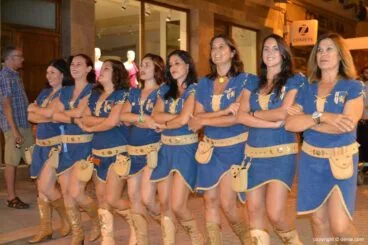 Retreta final Moros y Cristianos Dénia 2014 – Filà Almogávers