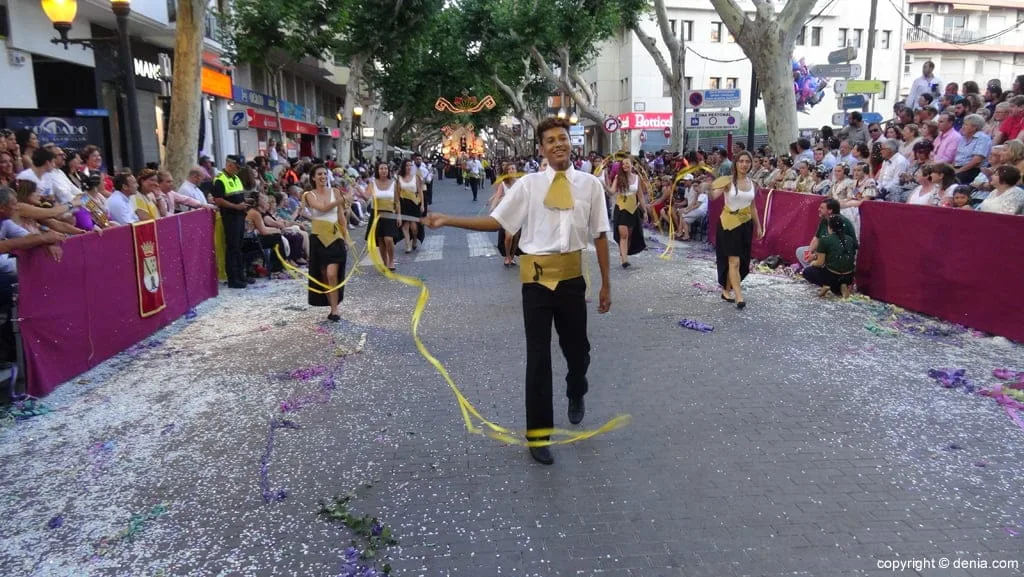 Carrozas Dénia 2015 - Comparsa Falla Diana