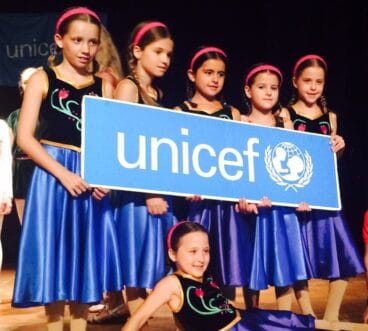 Alumnas infantiles de la escuela de Danza Babylon