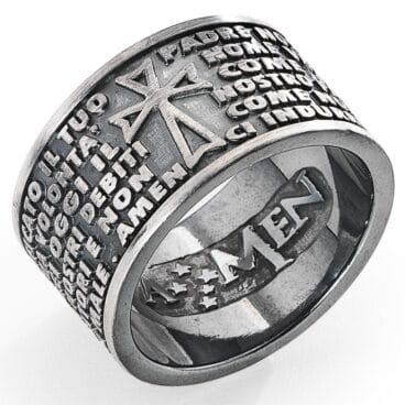 Anillo Amén plateado