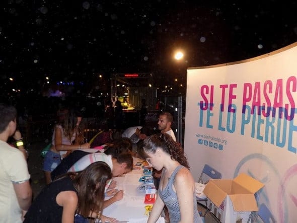 Campaña Si te pasas te lo pierdes festa major